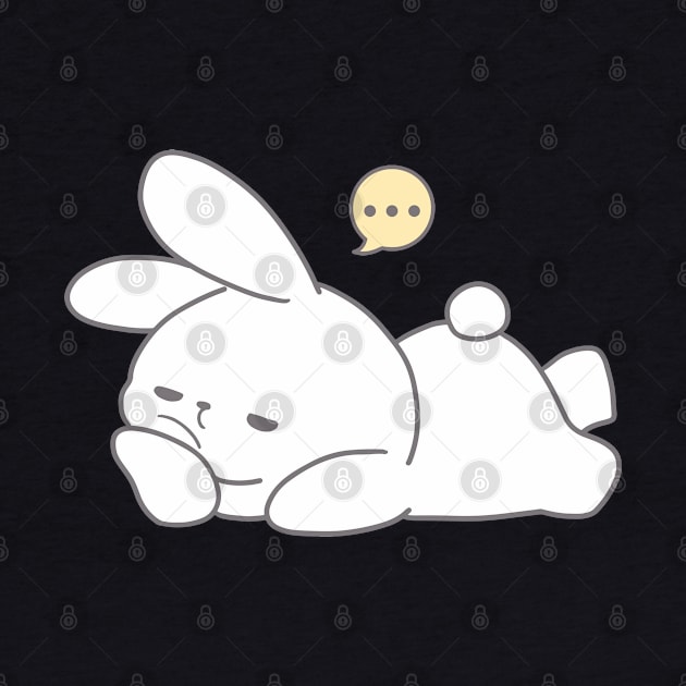 Kawaii rabbit bunny feel tired by LoppiTokki